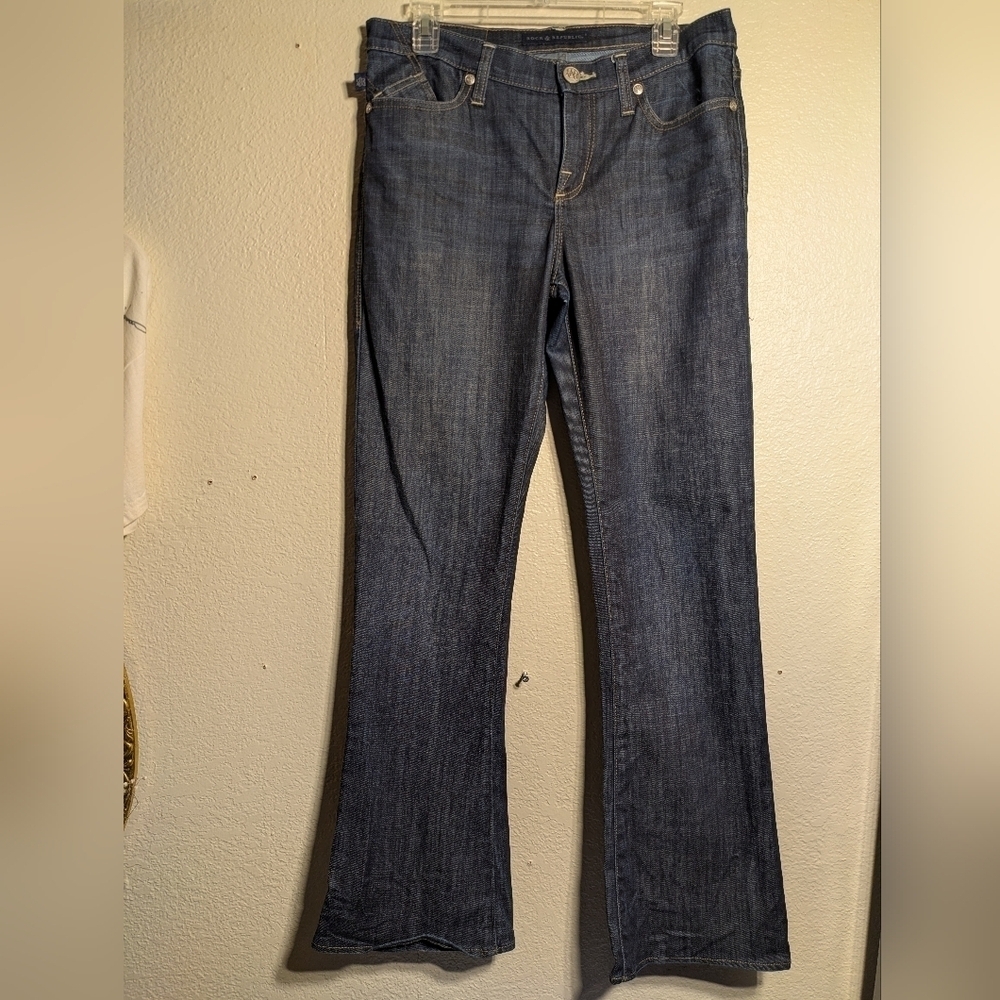 Rock & Republic Dark Blue Flare Jeans